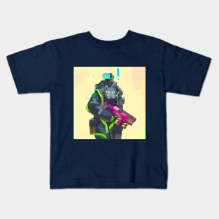 Police droid Kids T-Shirt